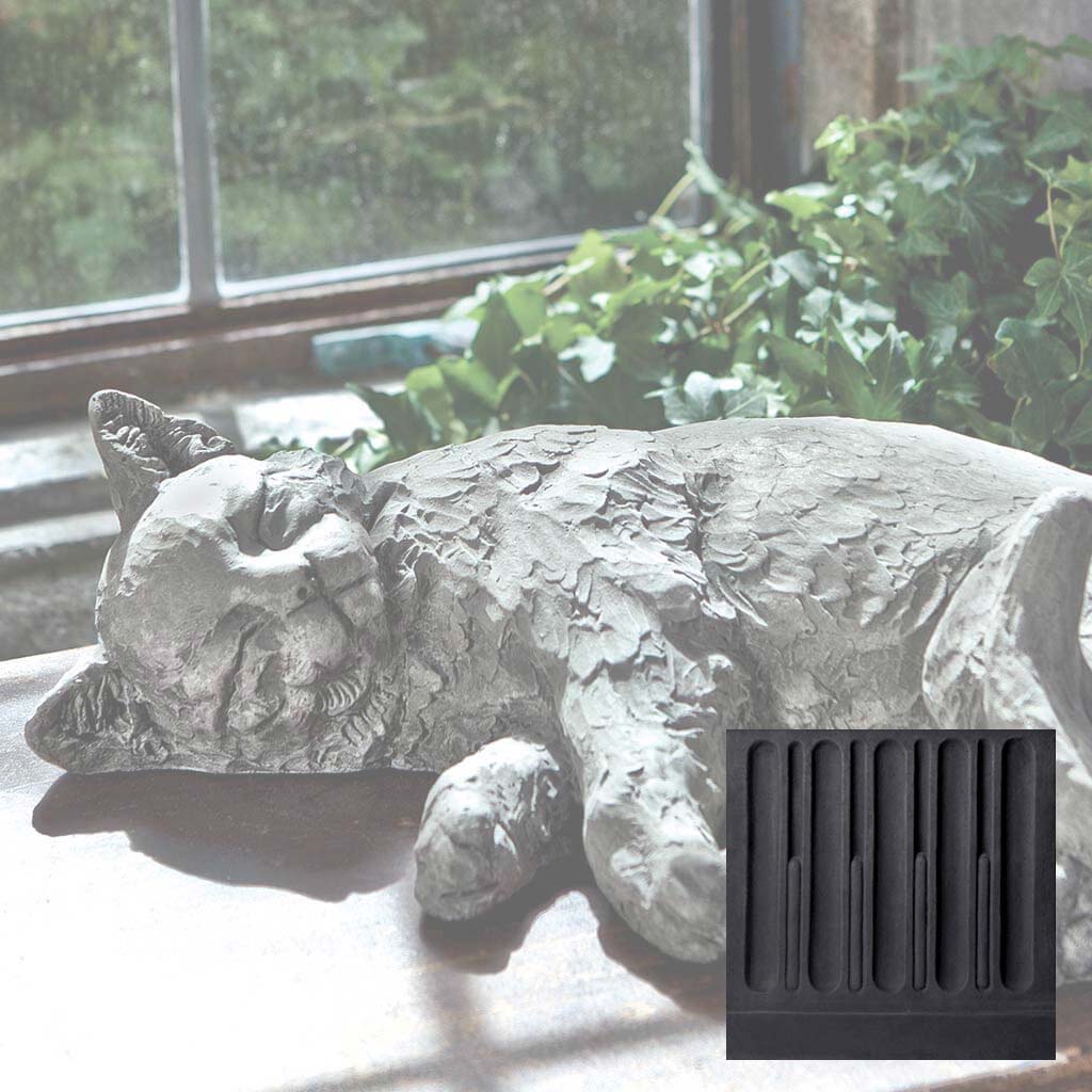 Campania Dreaming Kitty Garden Statue - A-485