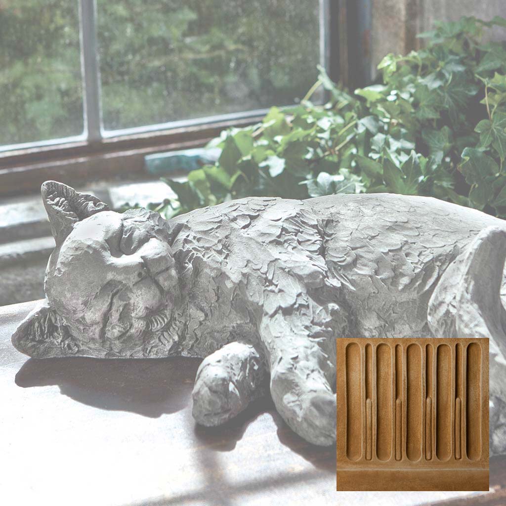 Campania Dreaming Kitty Garden Statue - A-485