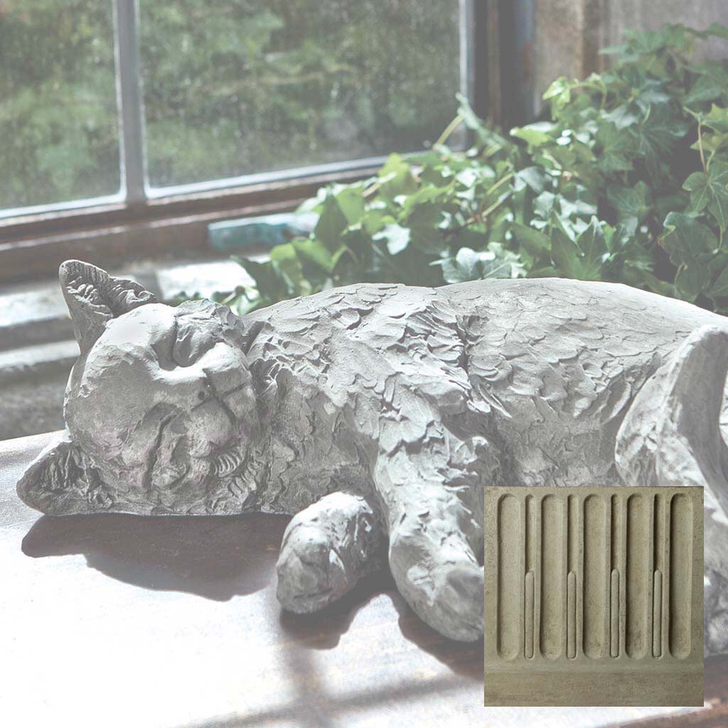 Campania Dreaming Kitty Garden Statue - A-485