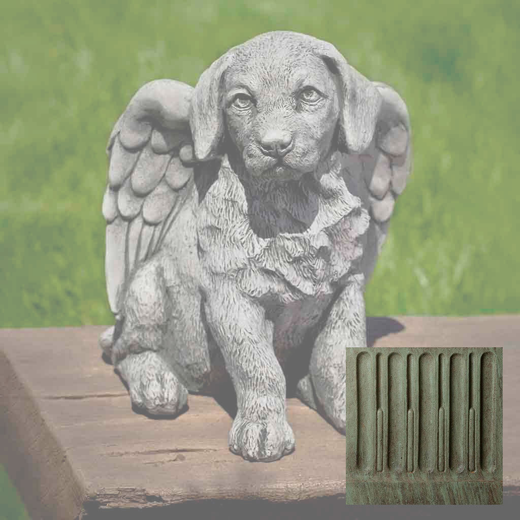 Campania Angel Puppy Garden Statue - A-491