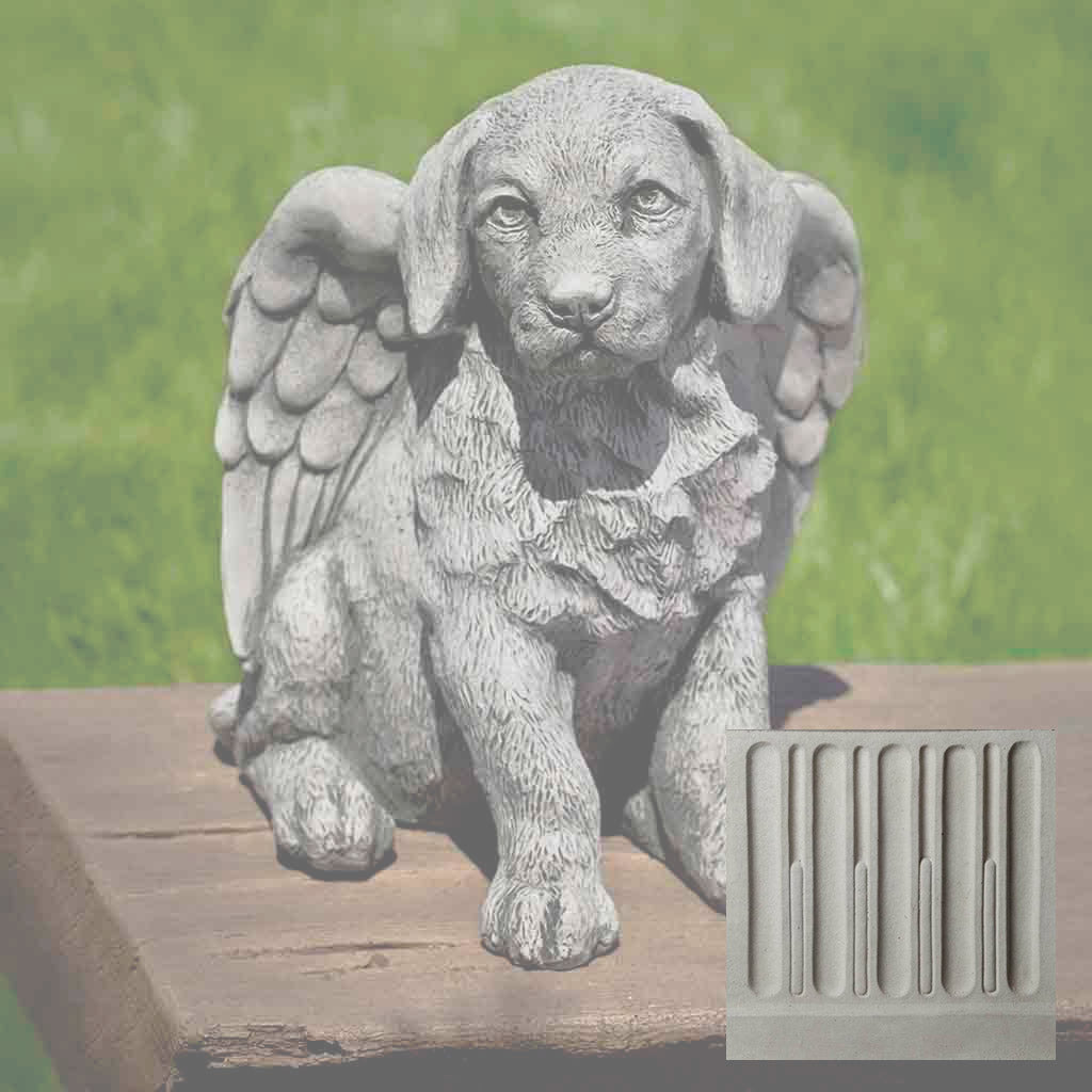 Campania Angel Puppy Garden Statue - A-491