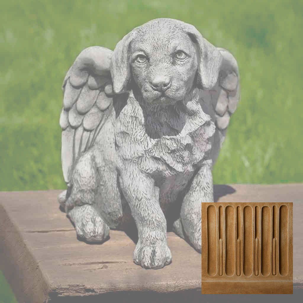 Campania Angel Puppy Garden Statue - A-491