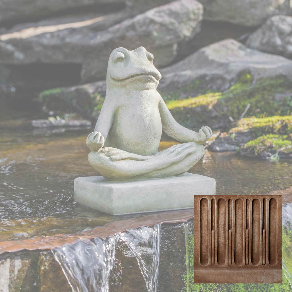 Campania Mini Zen Frog Garden Statue - A-503