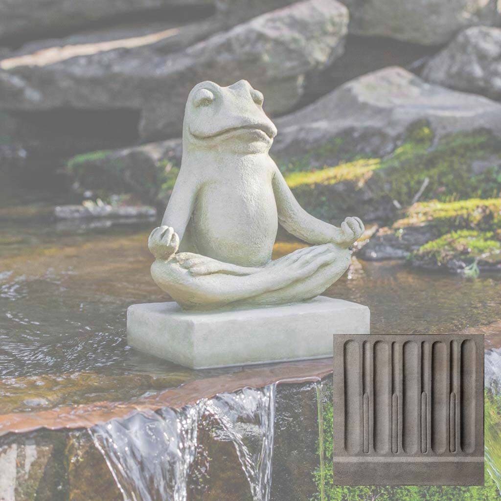 Campania Mini Zen Frog Garden Statue - A-503