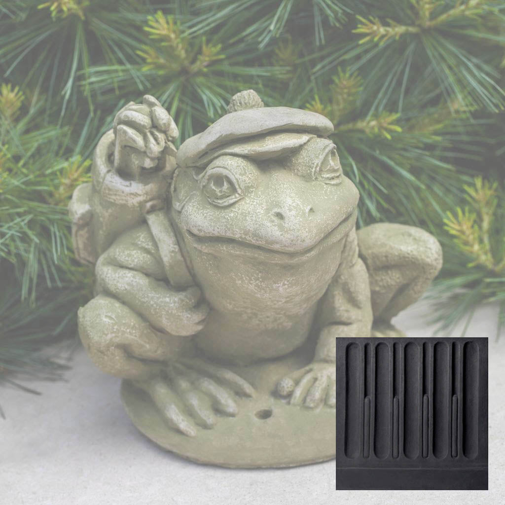 Campania Golfer Frog Garden Statue - A-514