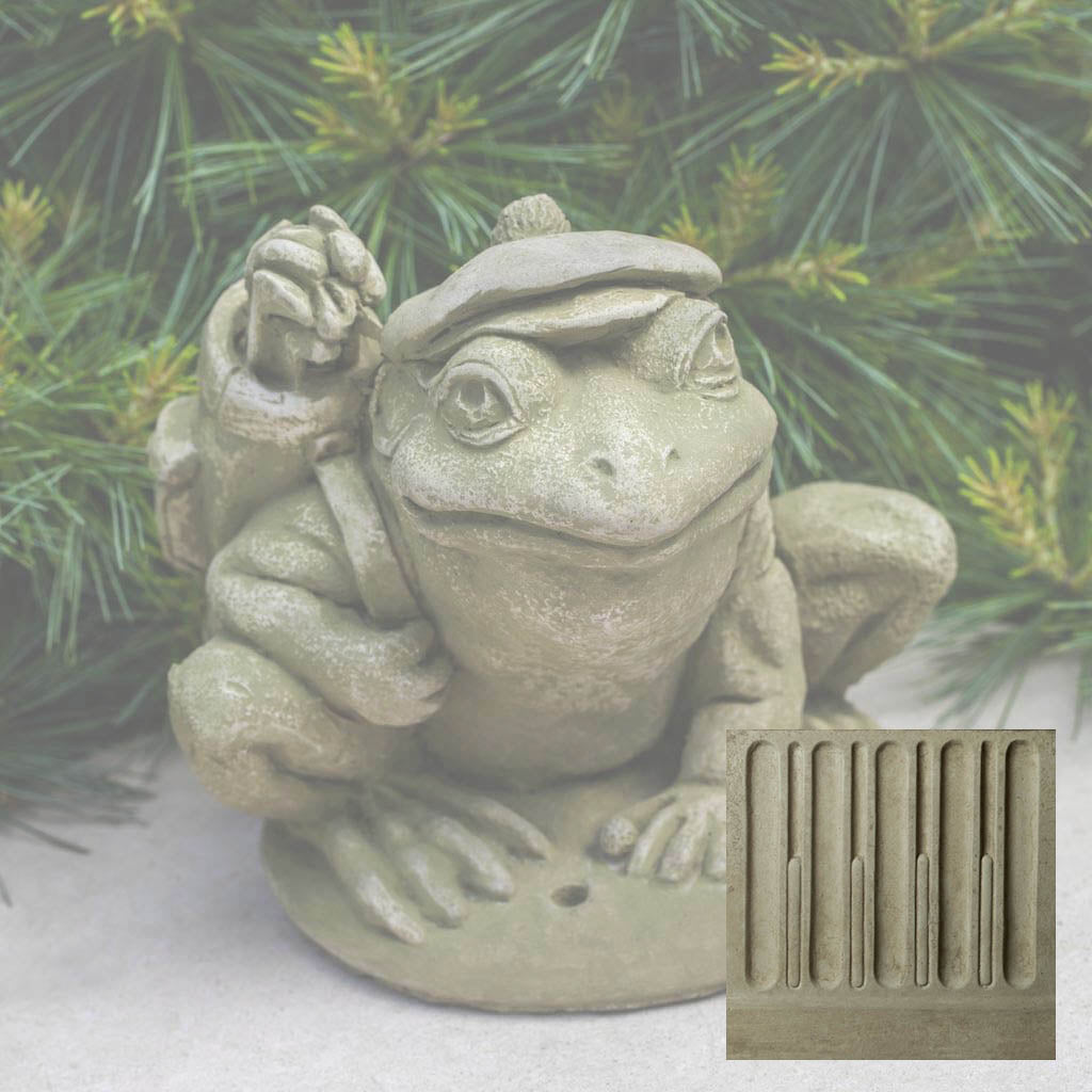 Campania Golfer Frog Garden Statue - A-514