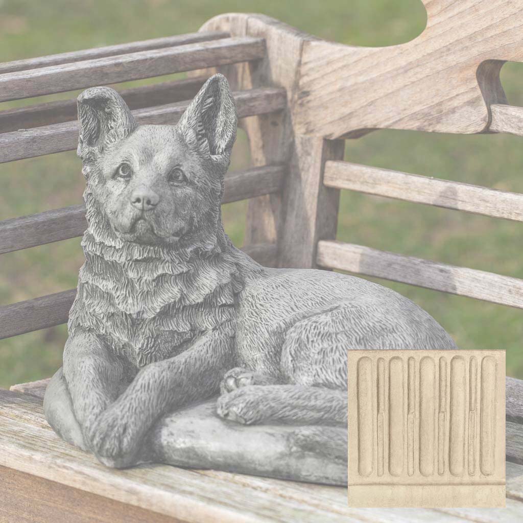 Campania Shepherd Pup Garden Statue - A-519