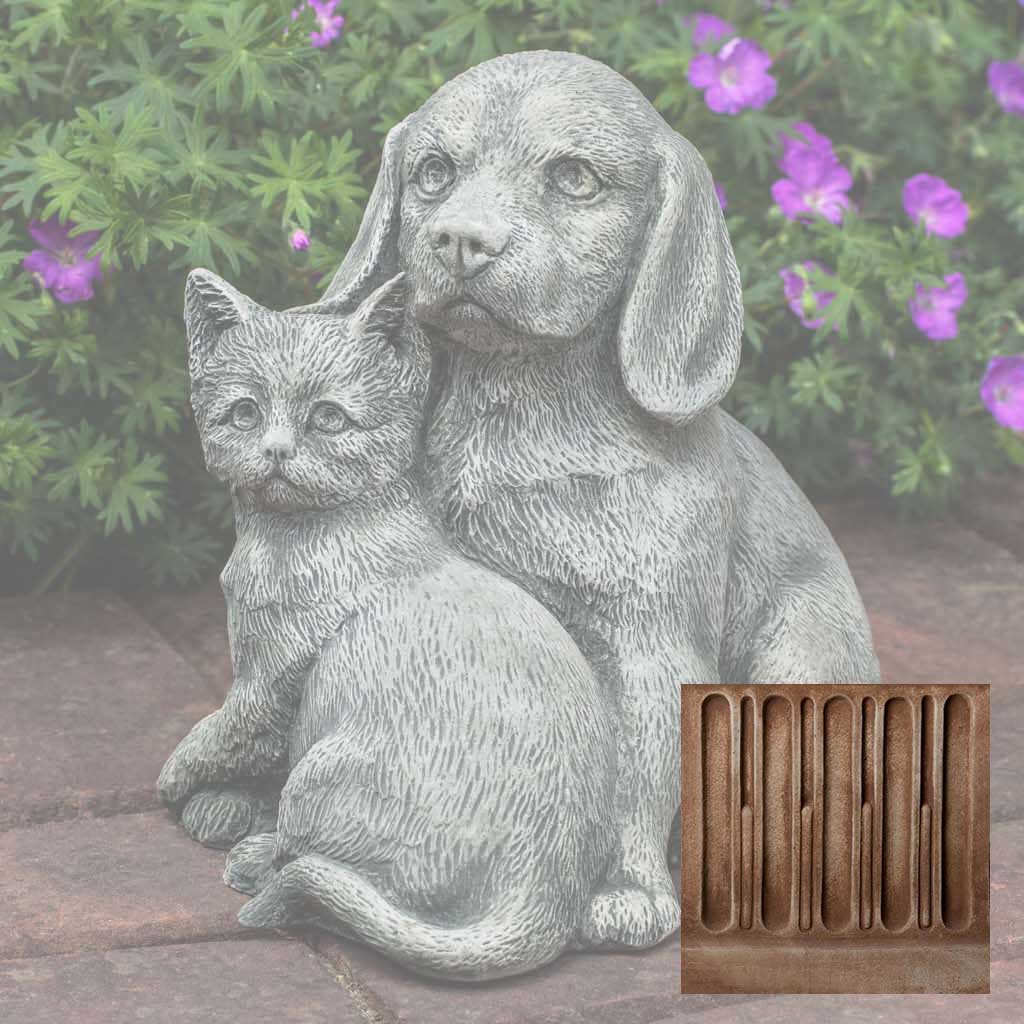 Campania Fur-Ever Friends Garden Statue - A-541