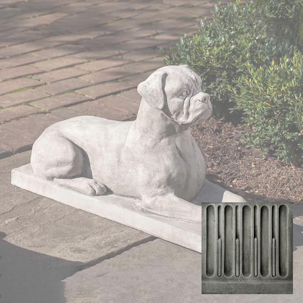 Campania Boxer Garden Statue - A-547