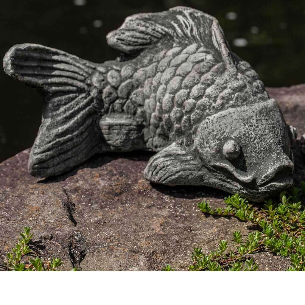 Campania Coy Koi Garden Statue - A-558