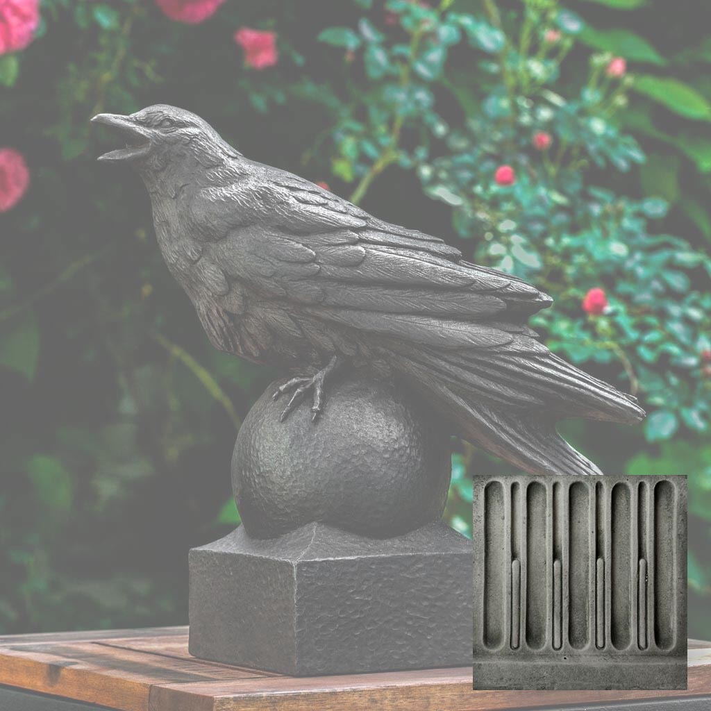 Campania Corvus Garden Statue - A-559