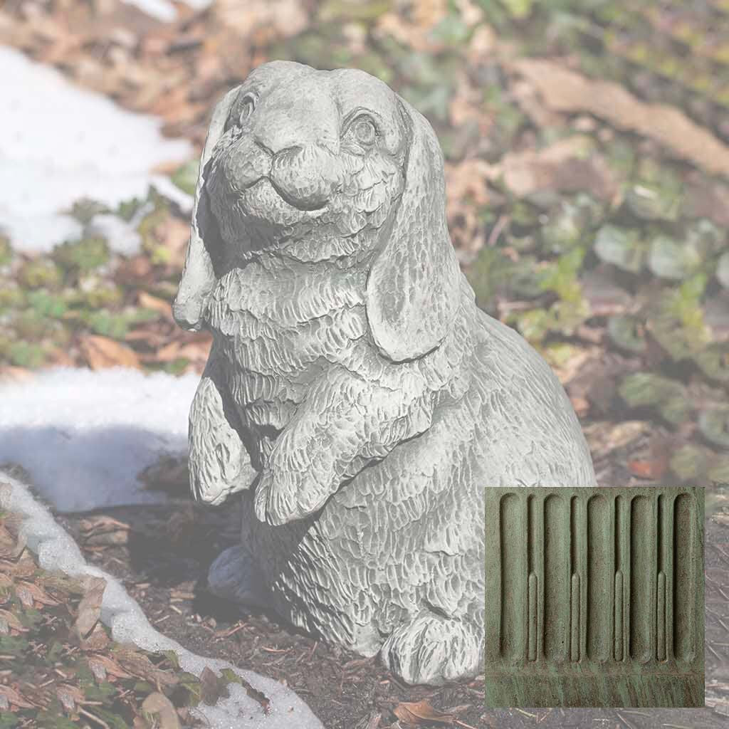 Campania Lop-Eared Standing Bunny Garden Statue - A-568