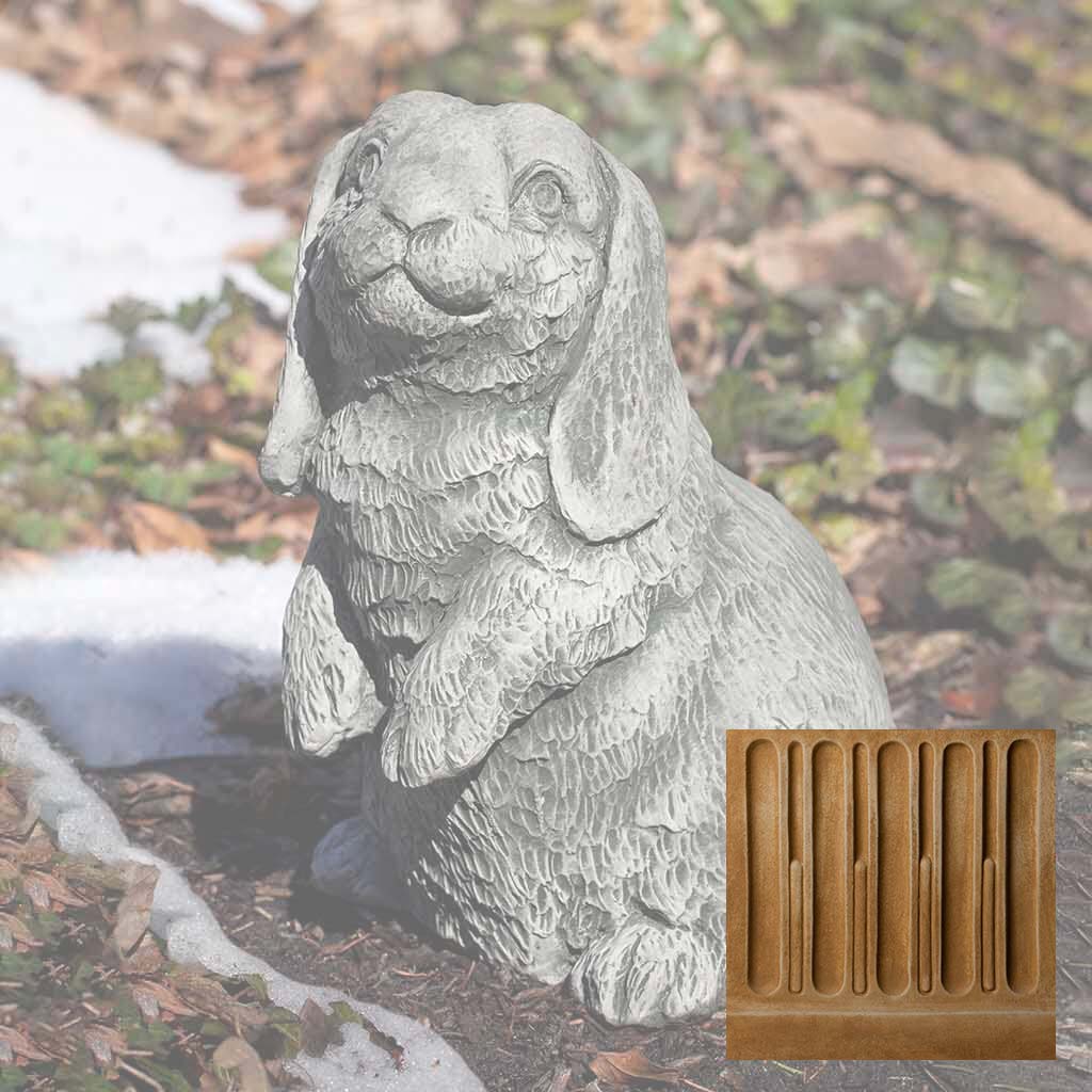 Campania Lop-Eared Standing Bunny Garden Statue - A-568