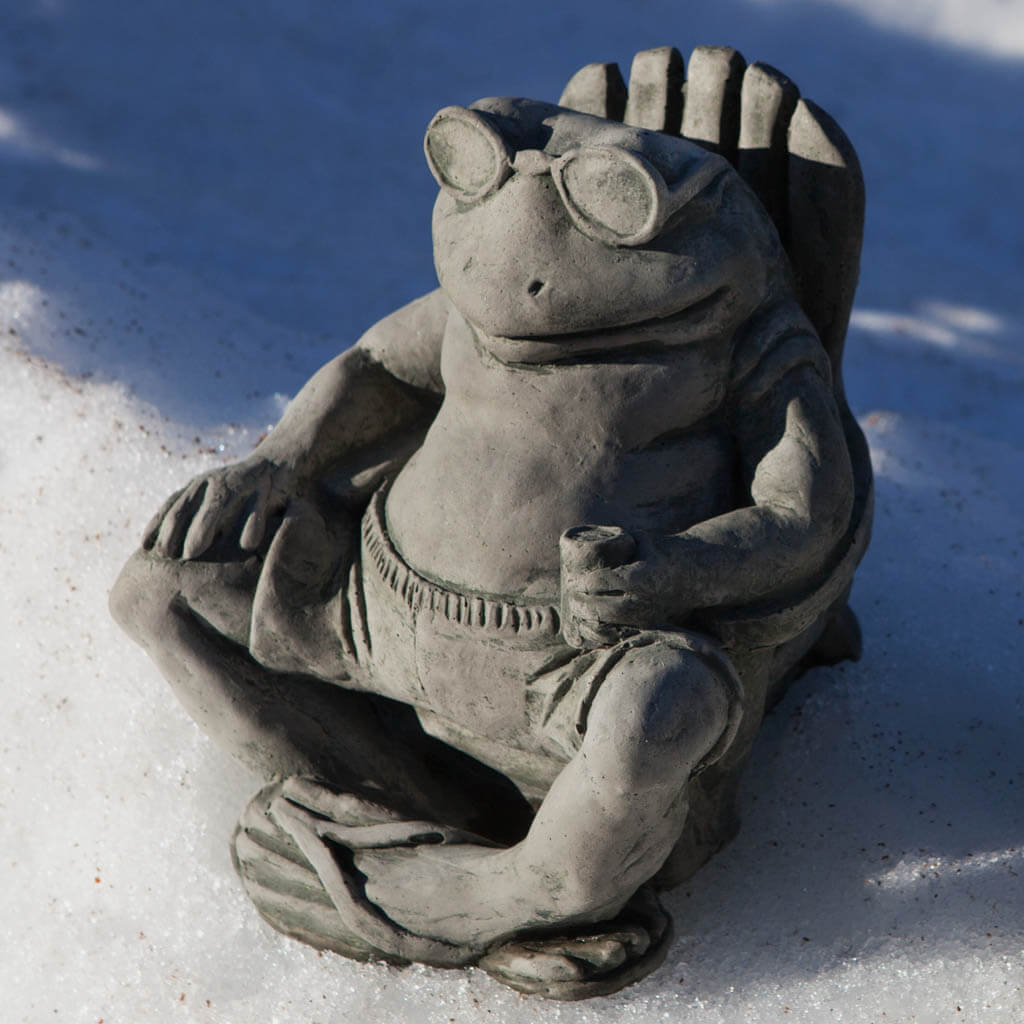 Campania Bud on the Beach Garden Statue - A-570