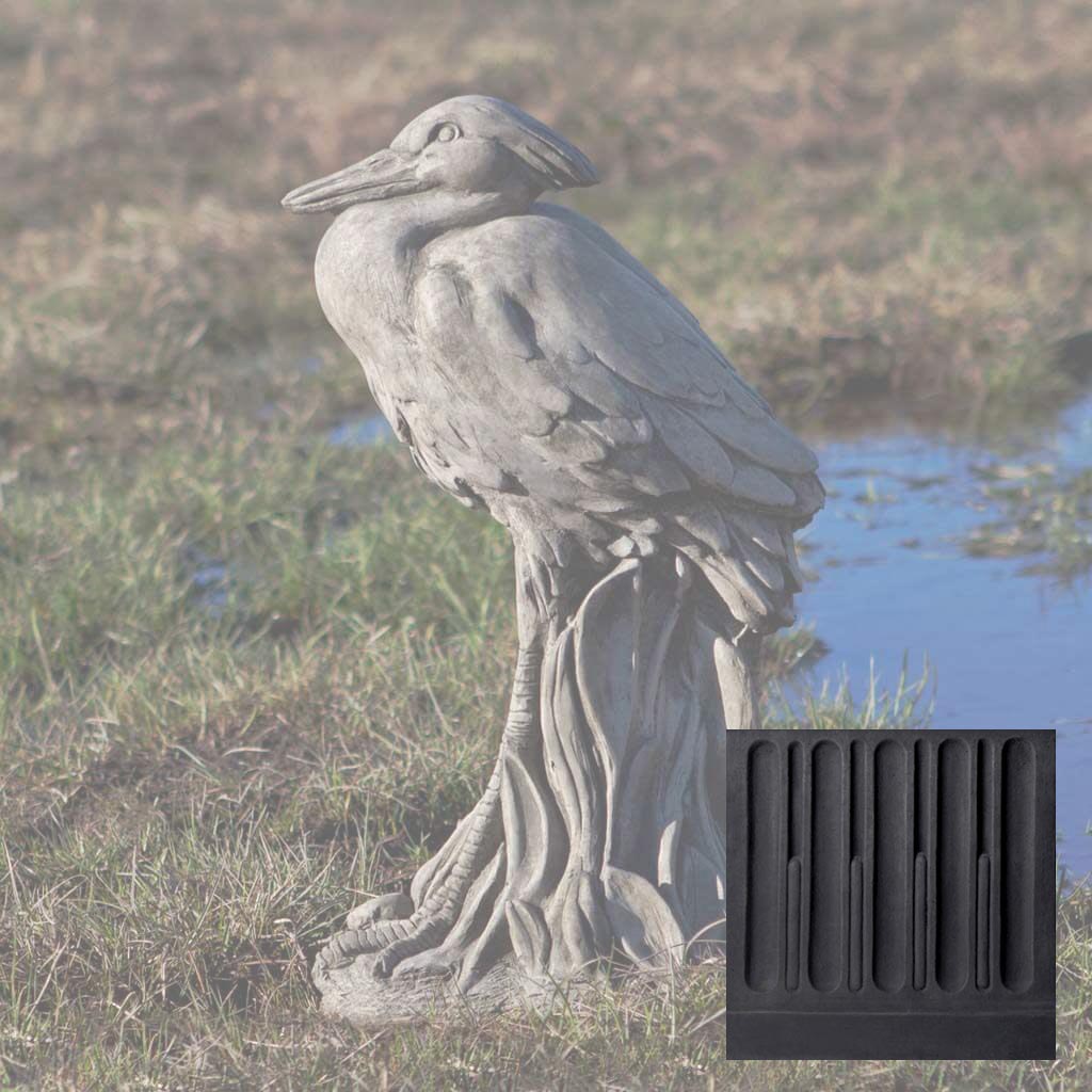 Campania Egret Garden Statue - A-572
