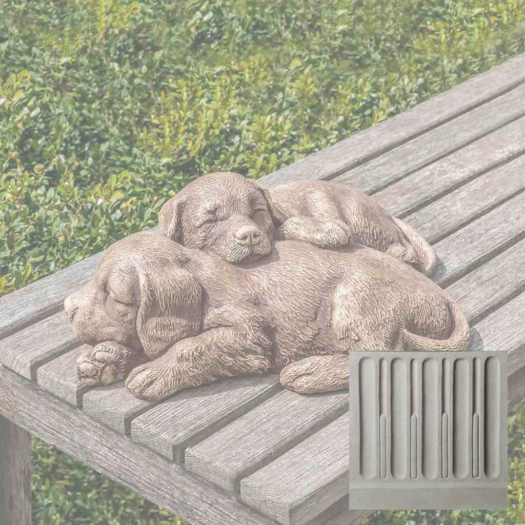 Campania Nap Time Puppies Garden Statue - A-591