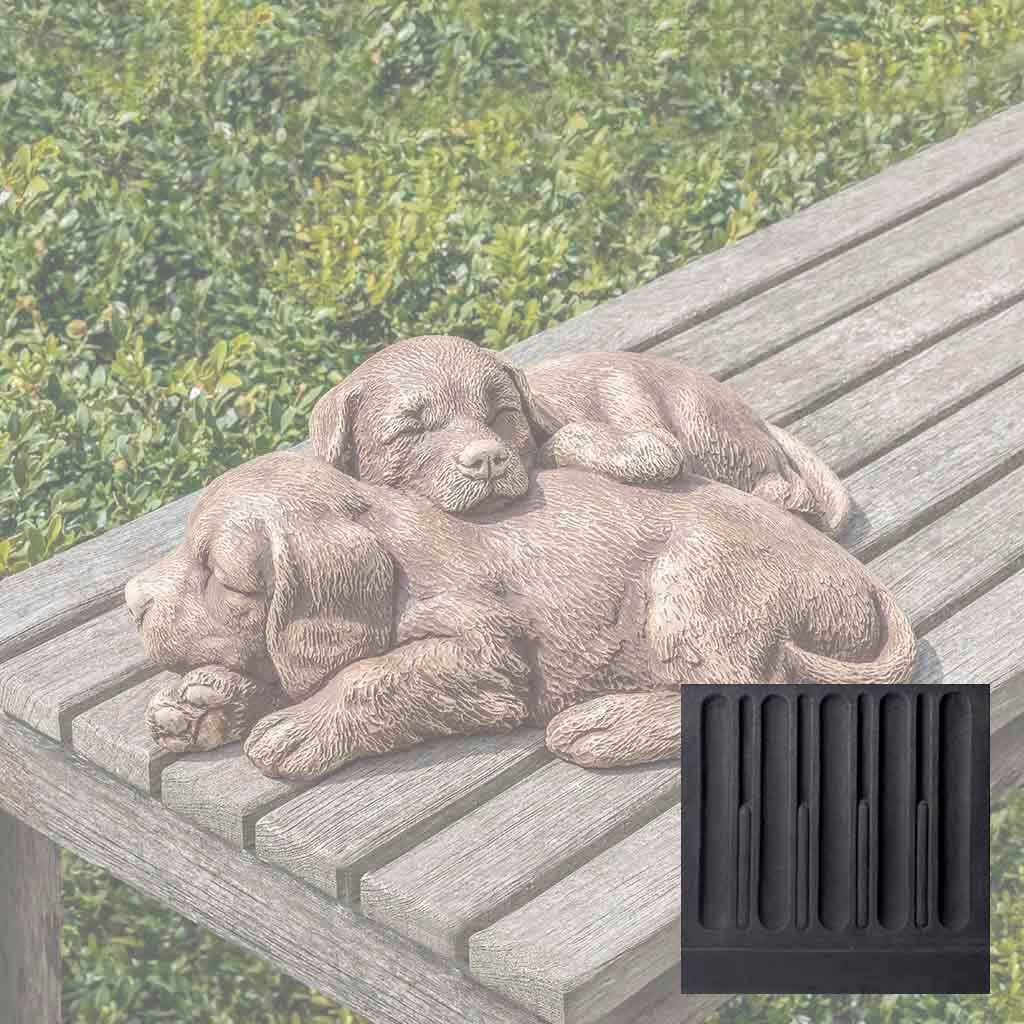 Campania Nap Time Puppies Garden Statue - A-591