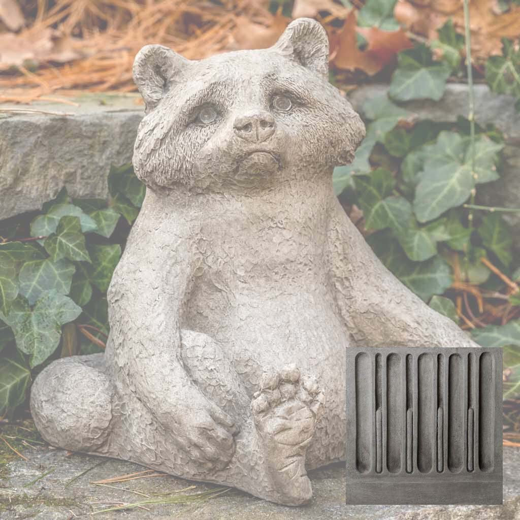 Campania Ricky Racoon Garden Statue - A-599