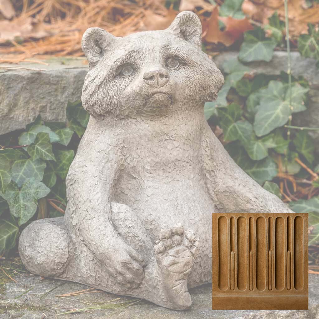 Campania Ricky Racoon Garden Statue - A-599