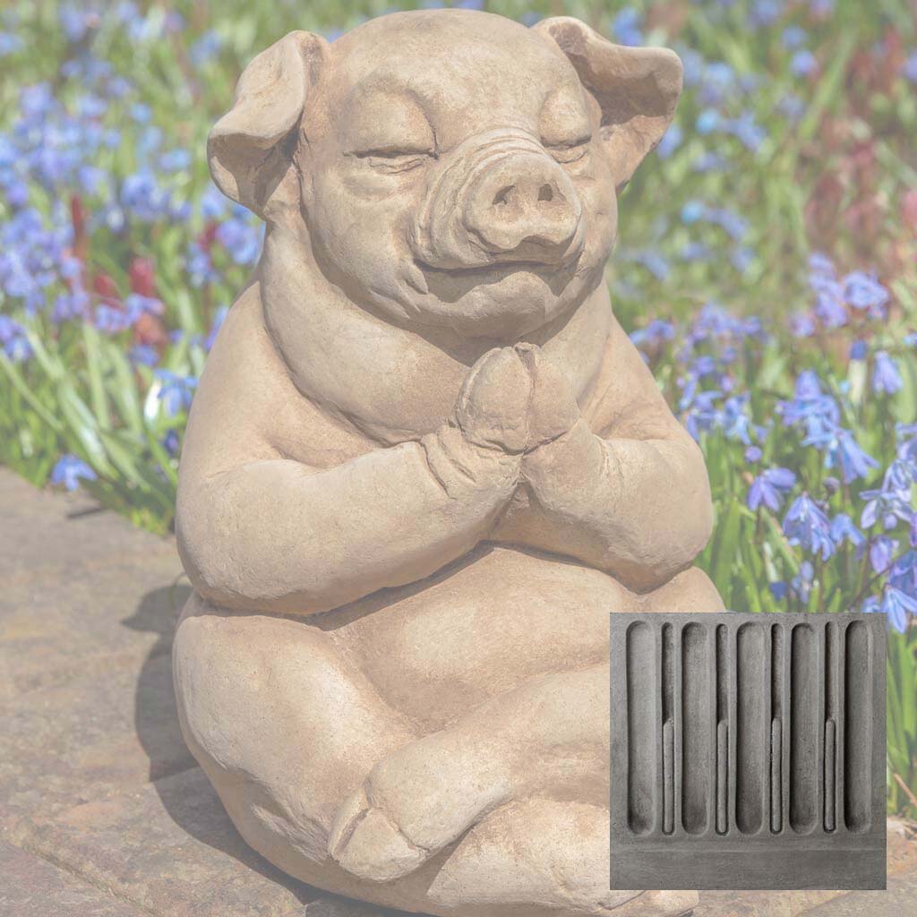 Campania Zen Pig Garden Statue - A-604