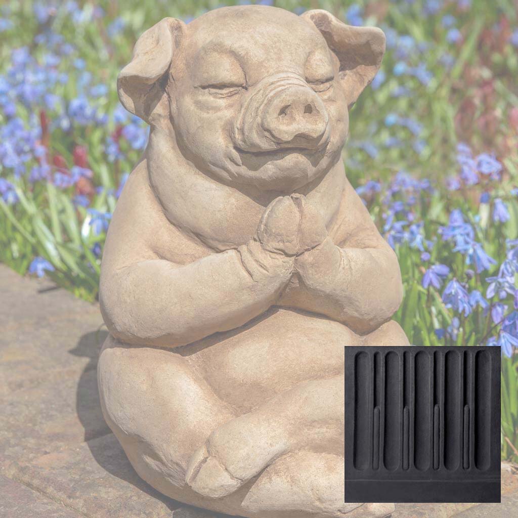 Campania Zen Pig Garden Statue - A-604