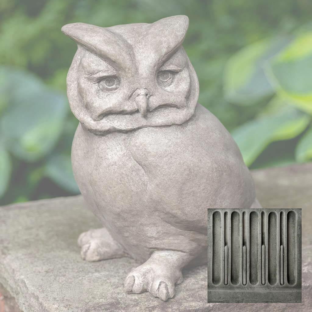 Campania Hoot Owl Garden Statue - A-610