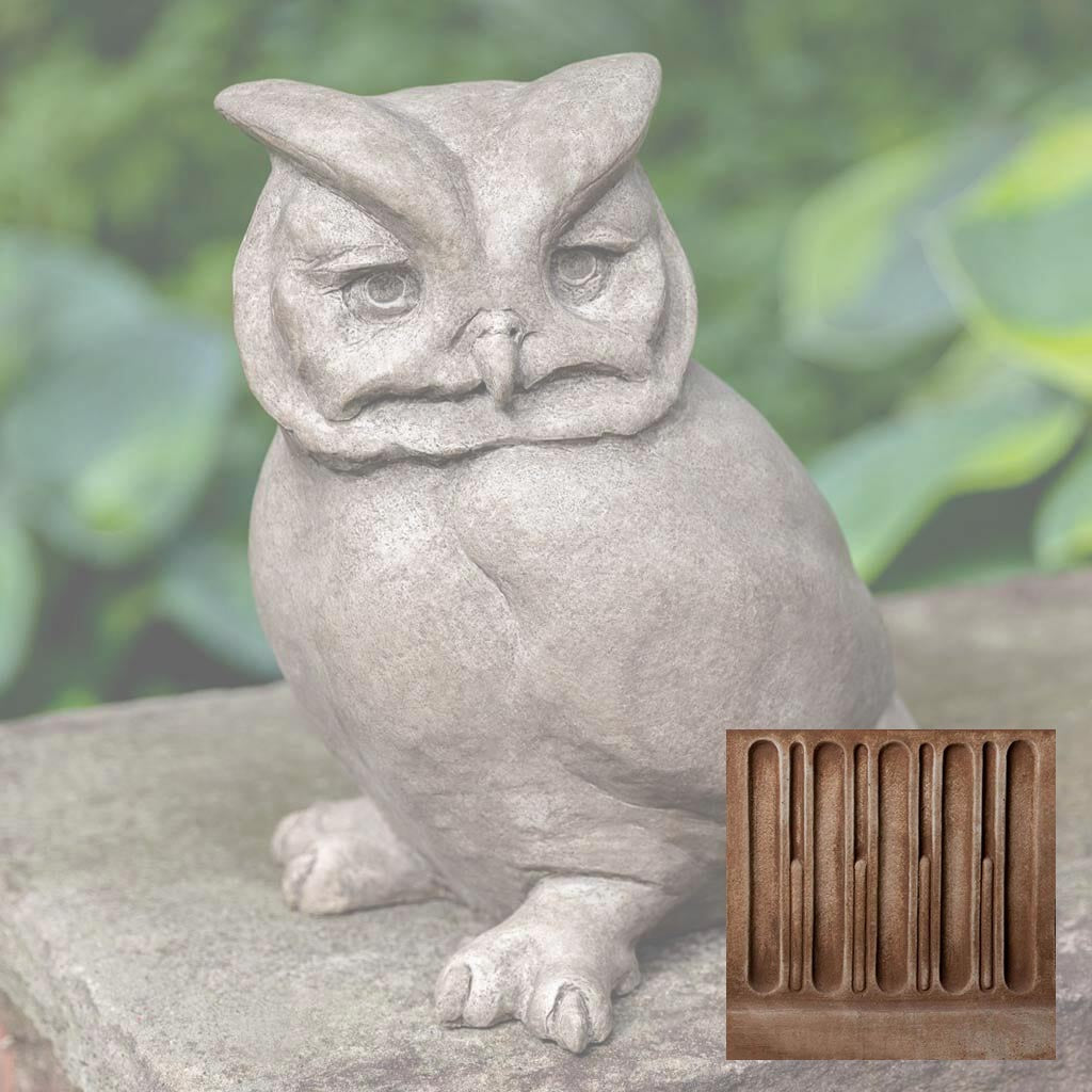Campania Hoot Owl Garden Statue - A-610