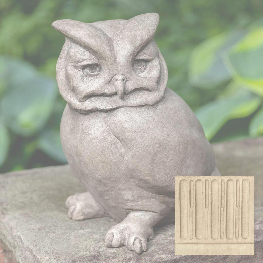 Campania Hoot Owl Garden Statue - A-610