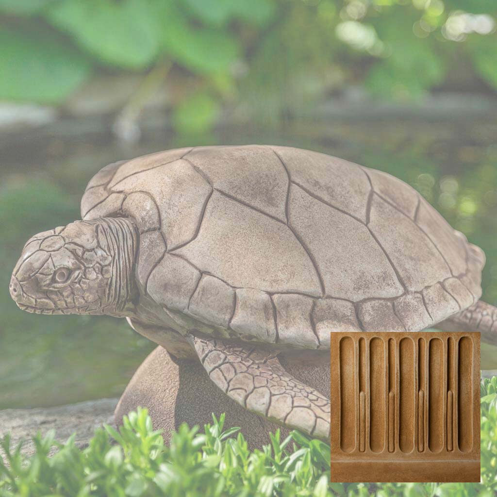 Campania Large Sea Turtle Garden Statue - A-614