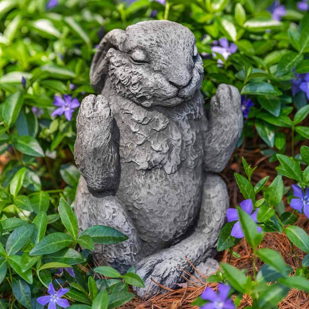 Campania Meditation Bunny Garden Statue - A-623