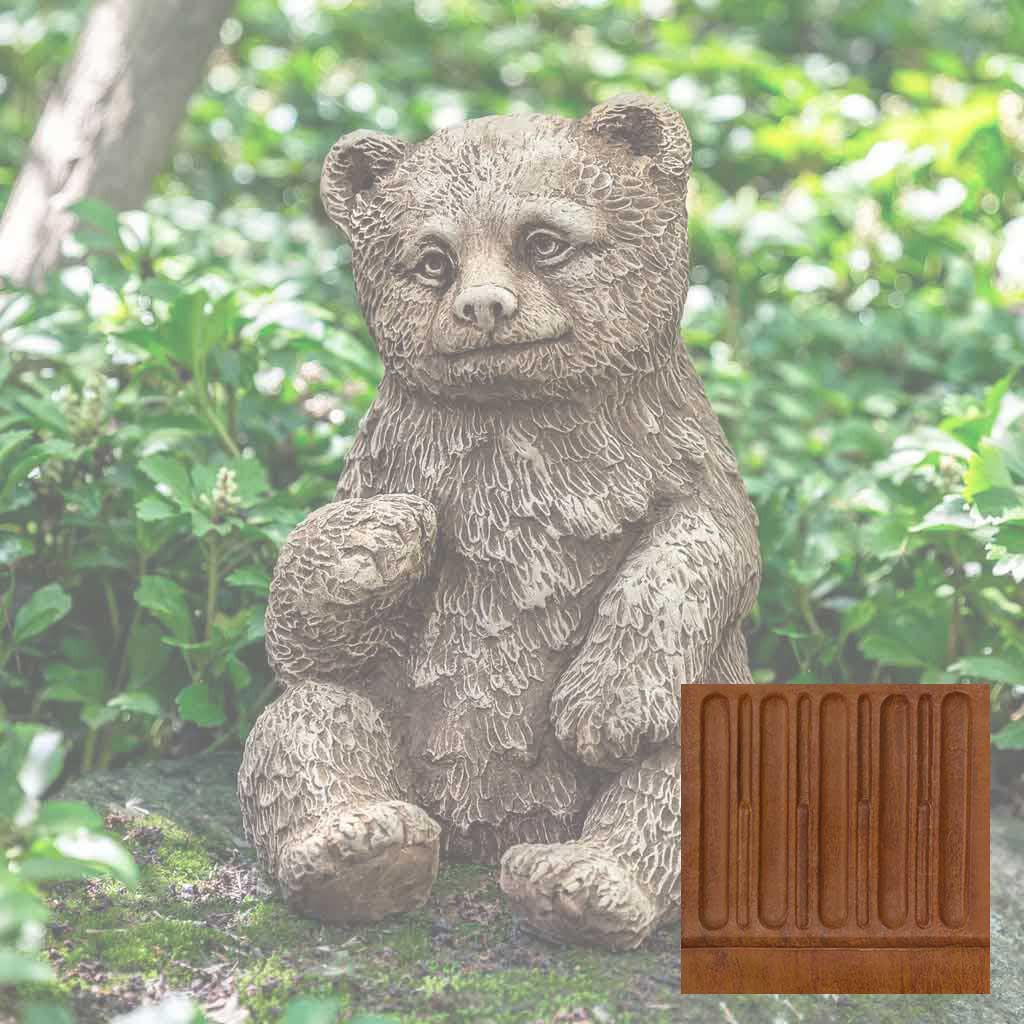 Campania Bear Cub Garden Statue - A-625