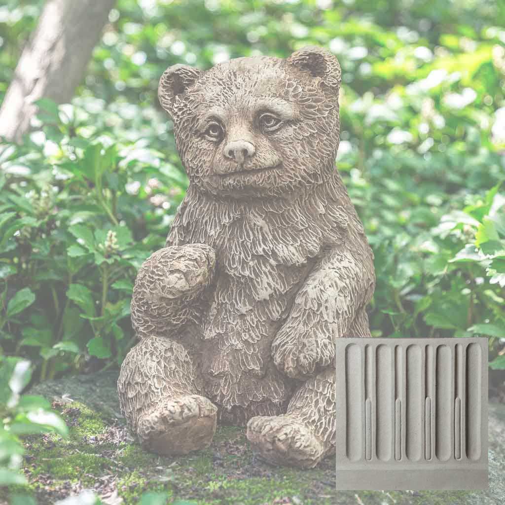 Campania Bear Cub Garden Statue - A-625