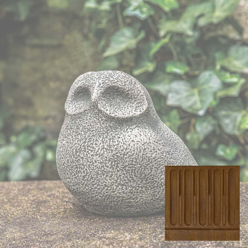 Campania Stone Owl Garden Statue - A-636