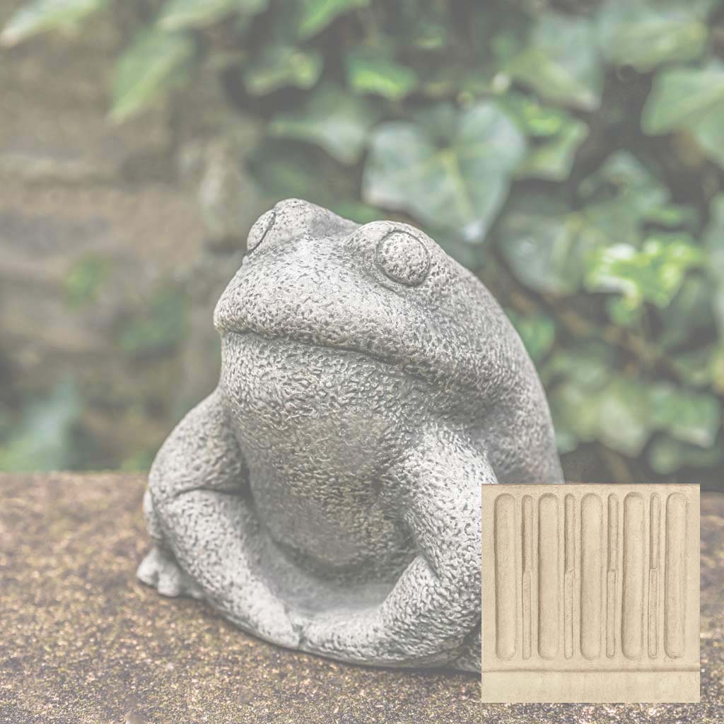 Campania Stone Frog Garden Statue - A-637