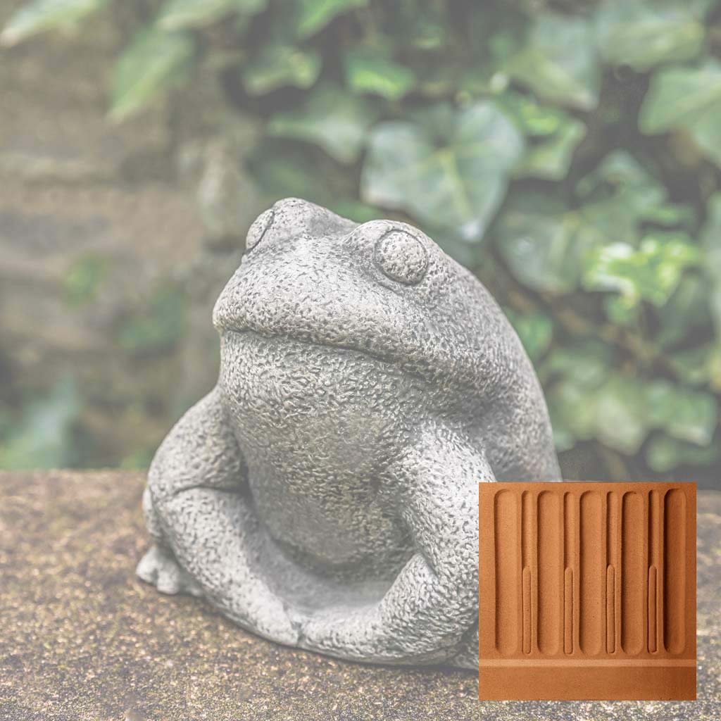 Campania Stone Frog Garden Statue - A-637