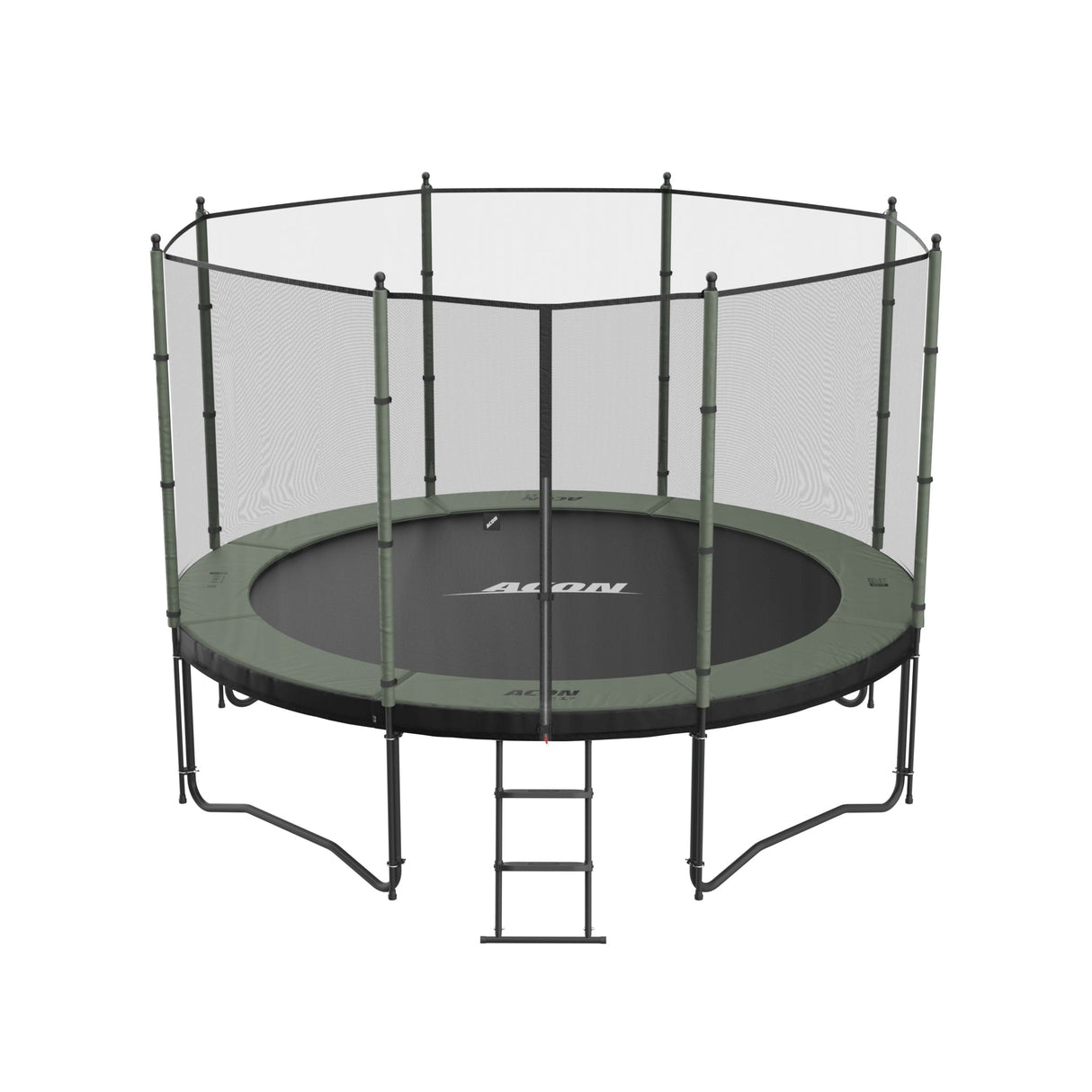 ACON Air 12ft Round Trampoline with Standard Net and Ladder