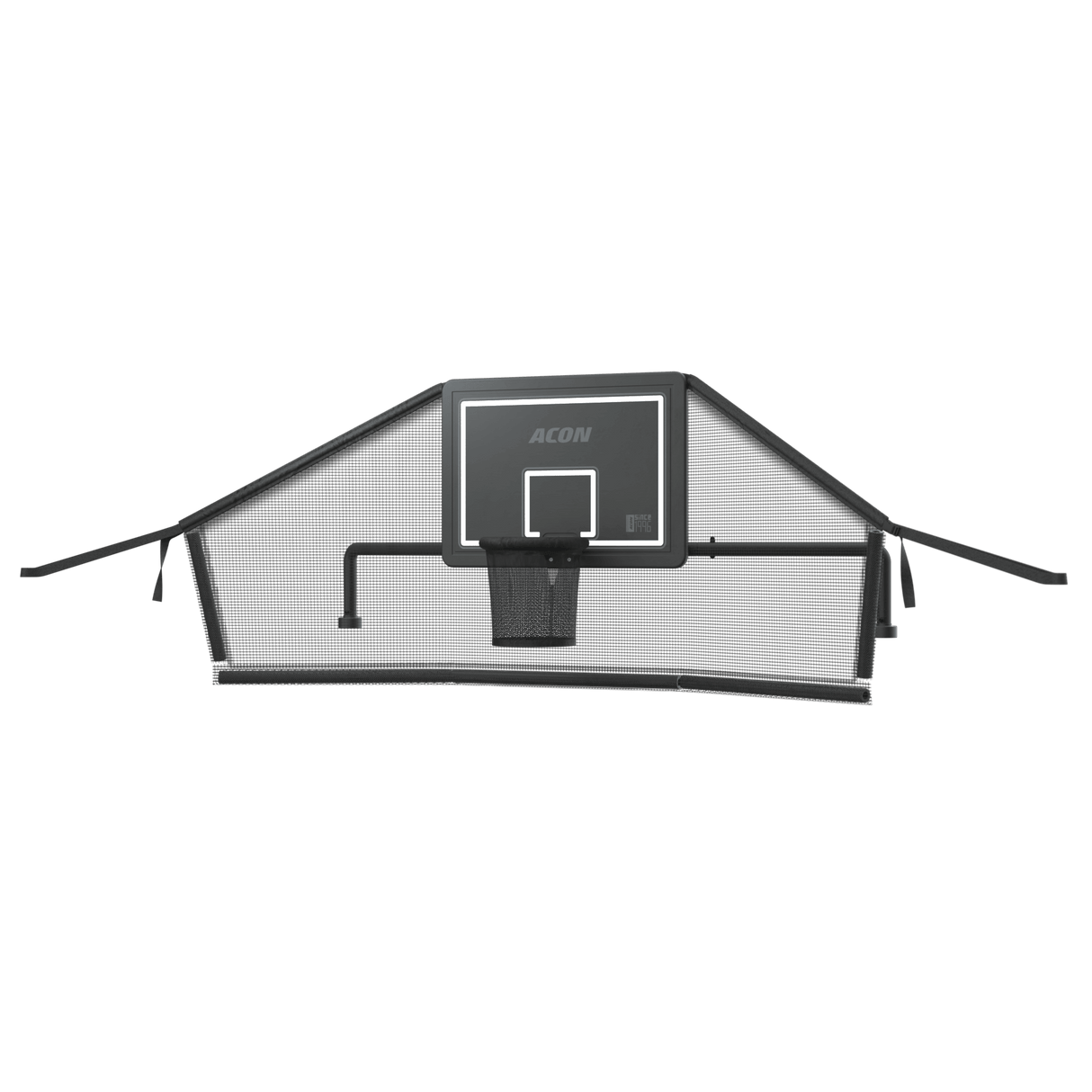 ACON Air Basketball Hoop with Back Net for Rectangular Trampolines