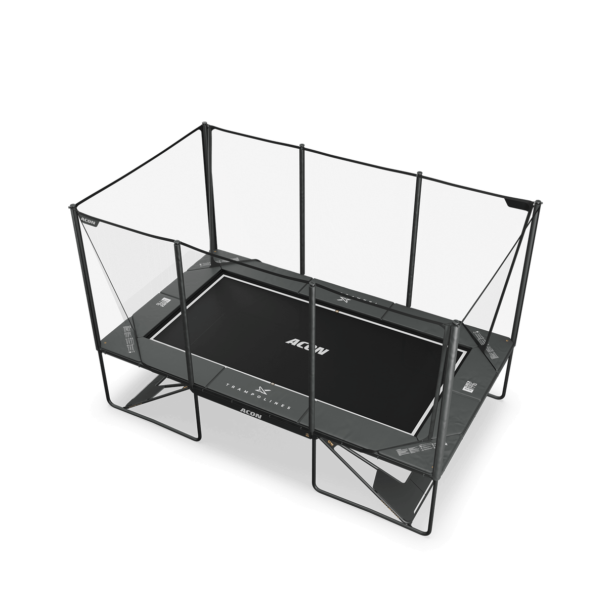 ACON X 17ft Rectangular Trampoline with Net and Ladder
