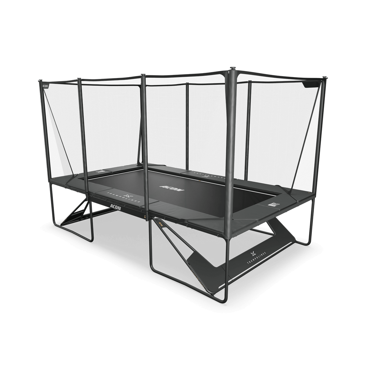 ACON X 17ft Rectangular Trampoline with Net and Ladder