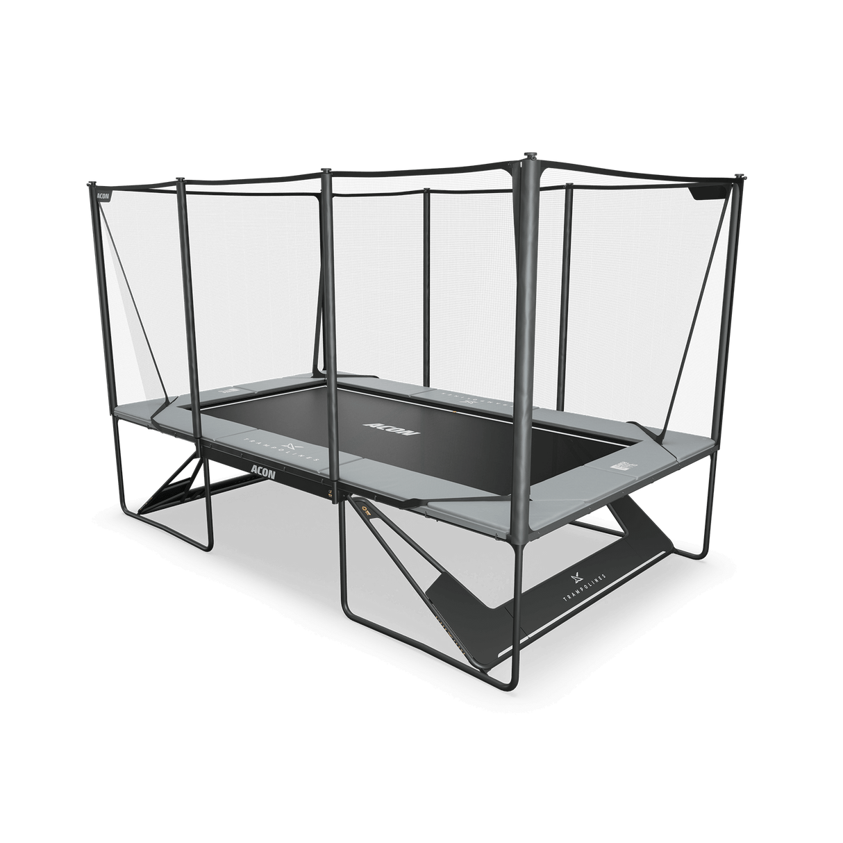 ACON X 17ft Rectangular Trampoline with Net and Ladder