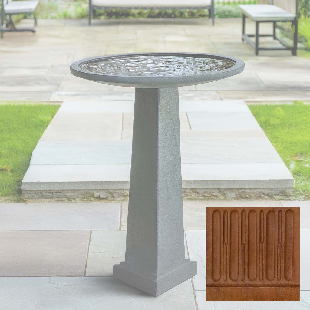 Campania Spire Birdbath - B-212
