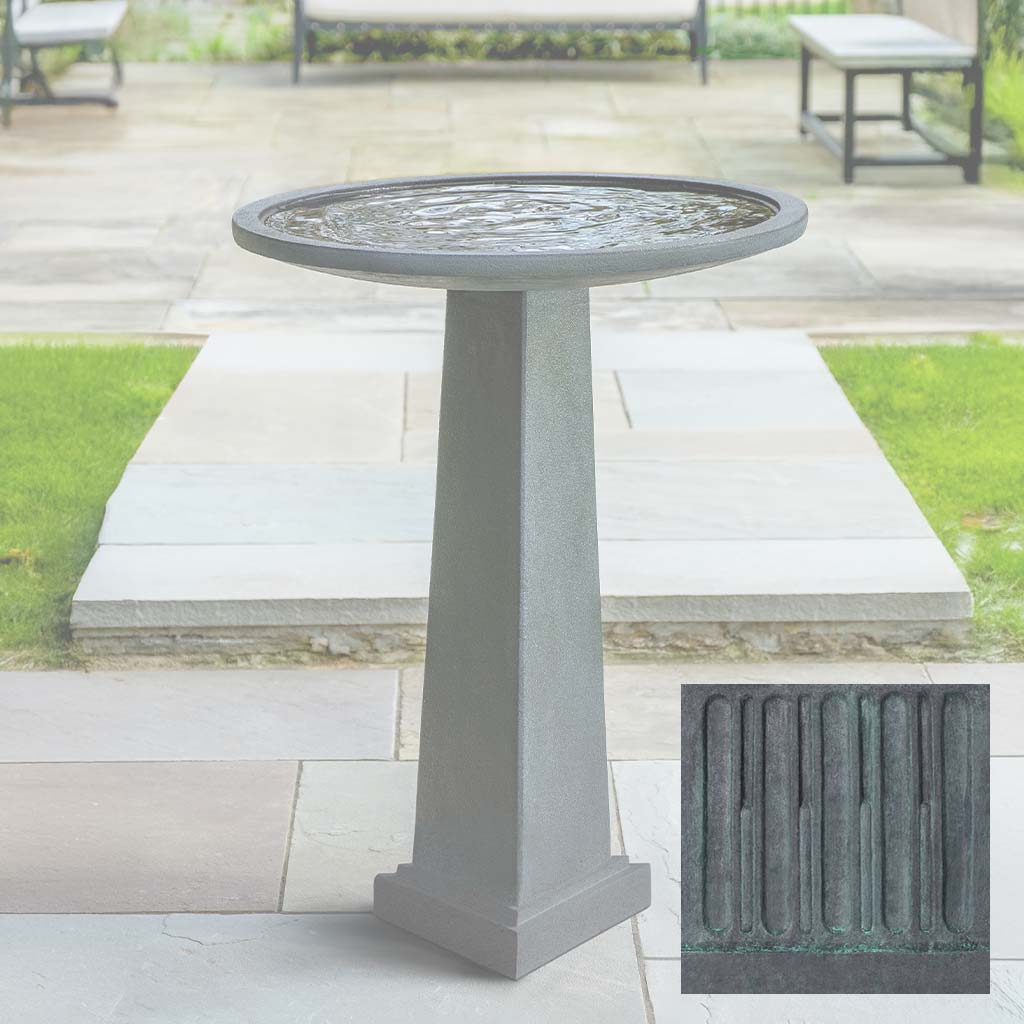 Campania Spire Birdbath - B-212