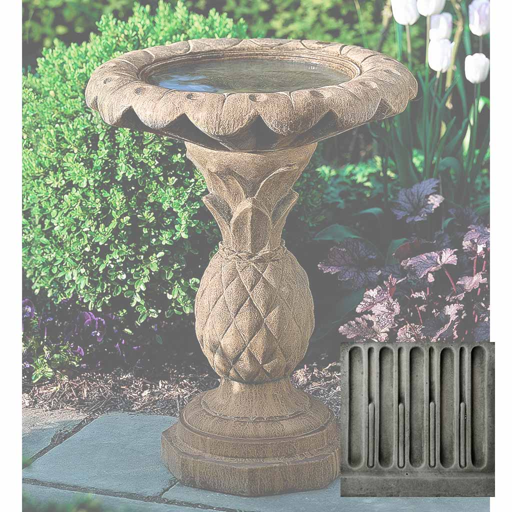 Campania Pineapple Birdbath - B-013