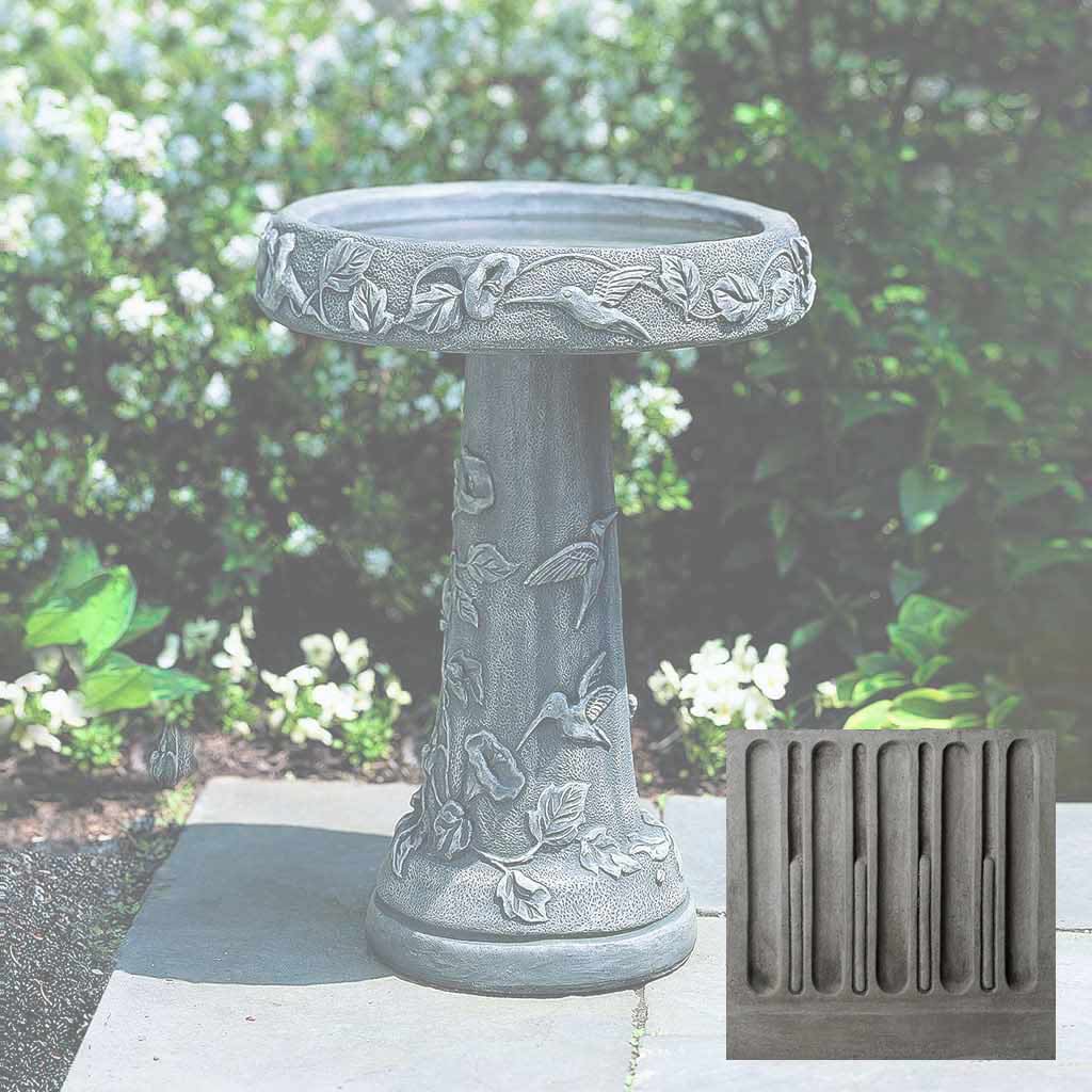 Campania Hummingbird Birdbath - B-034
