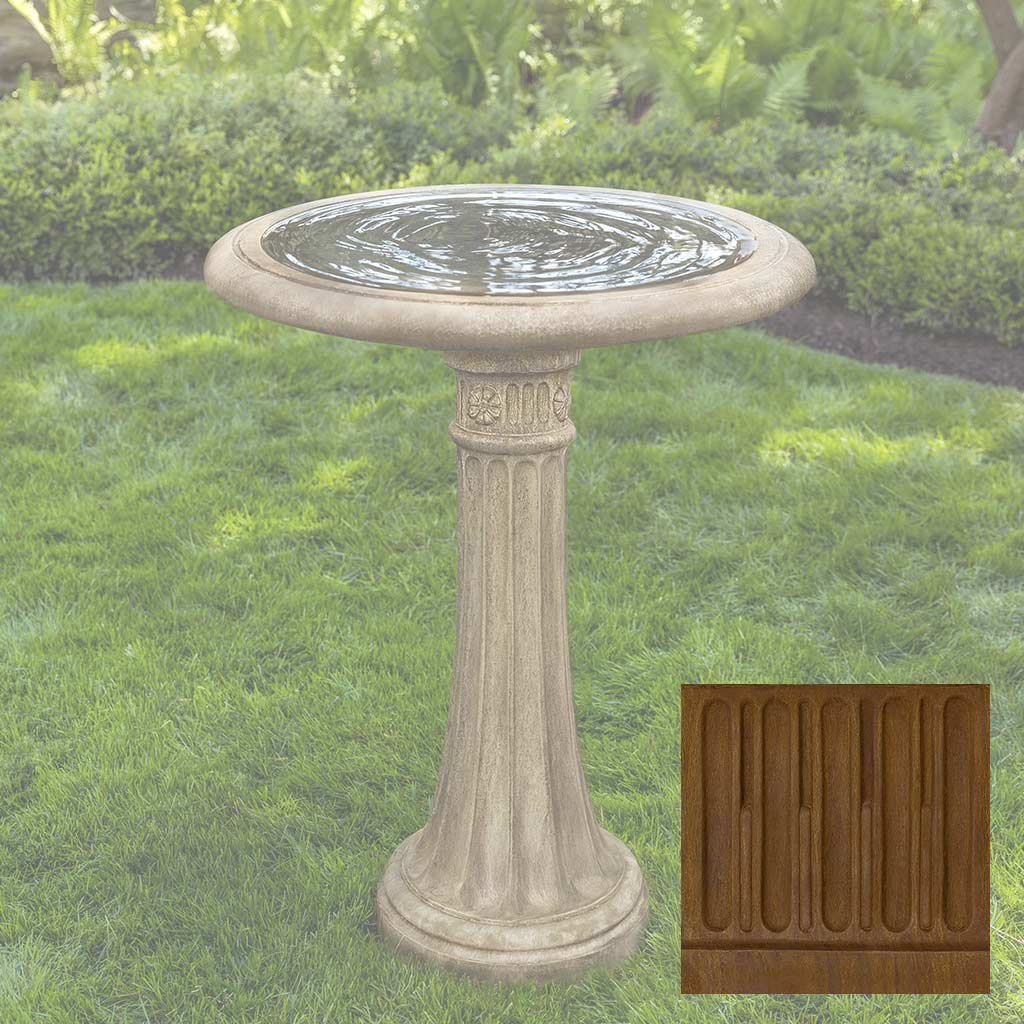 Campania Chestnut Hill Birdbath - B-050