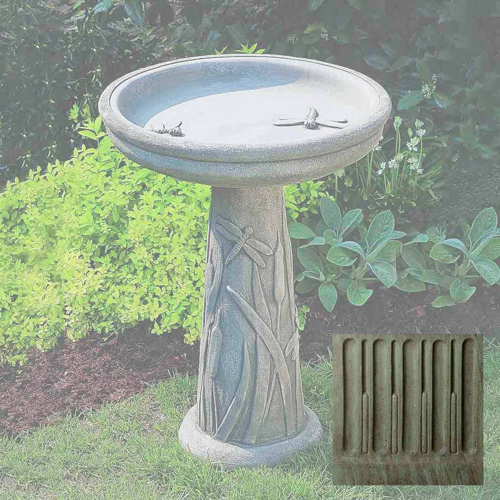 Campania Dragonfly Birdbath - B-056