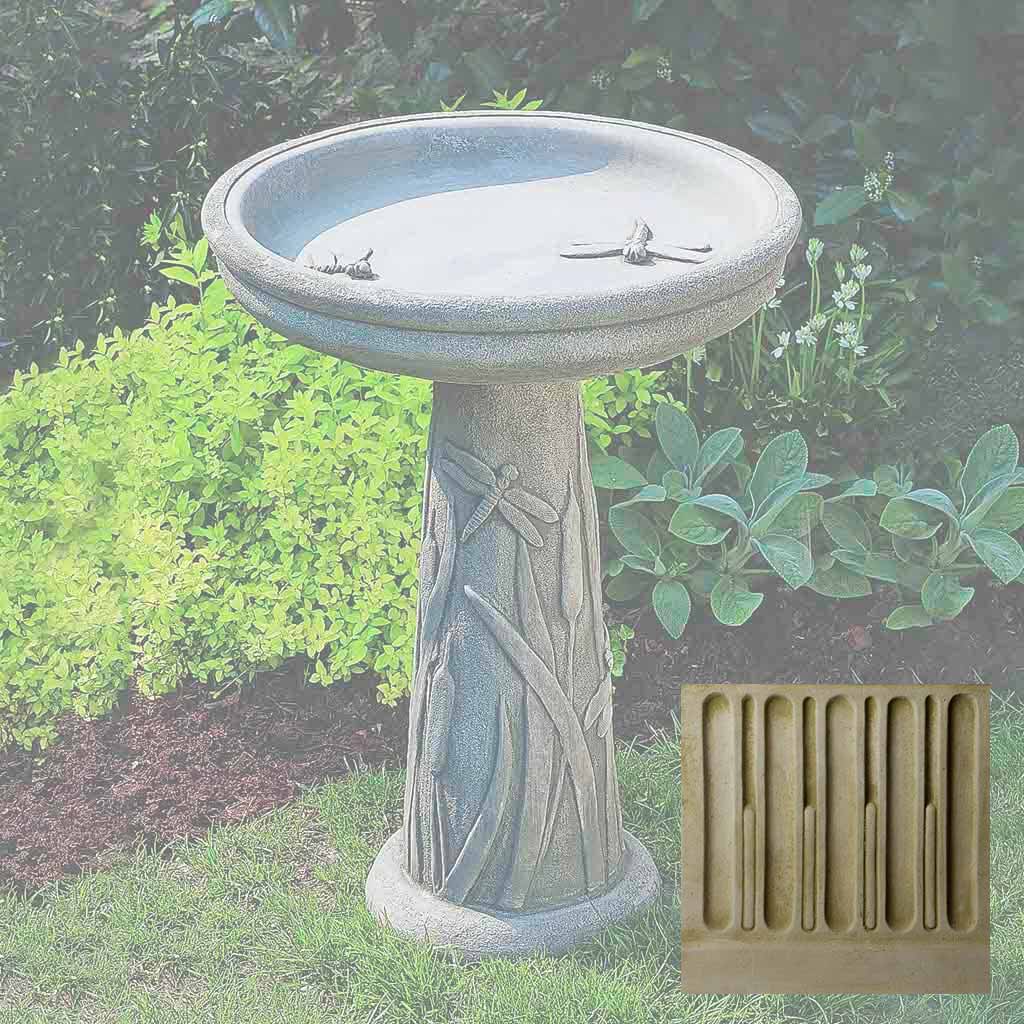 Campania Dragonfly Birdbath - B-056