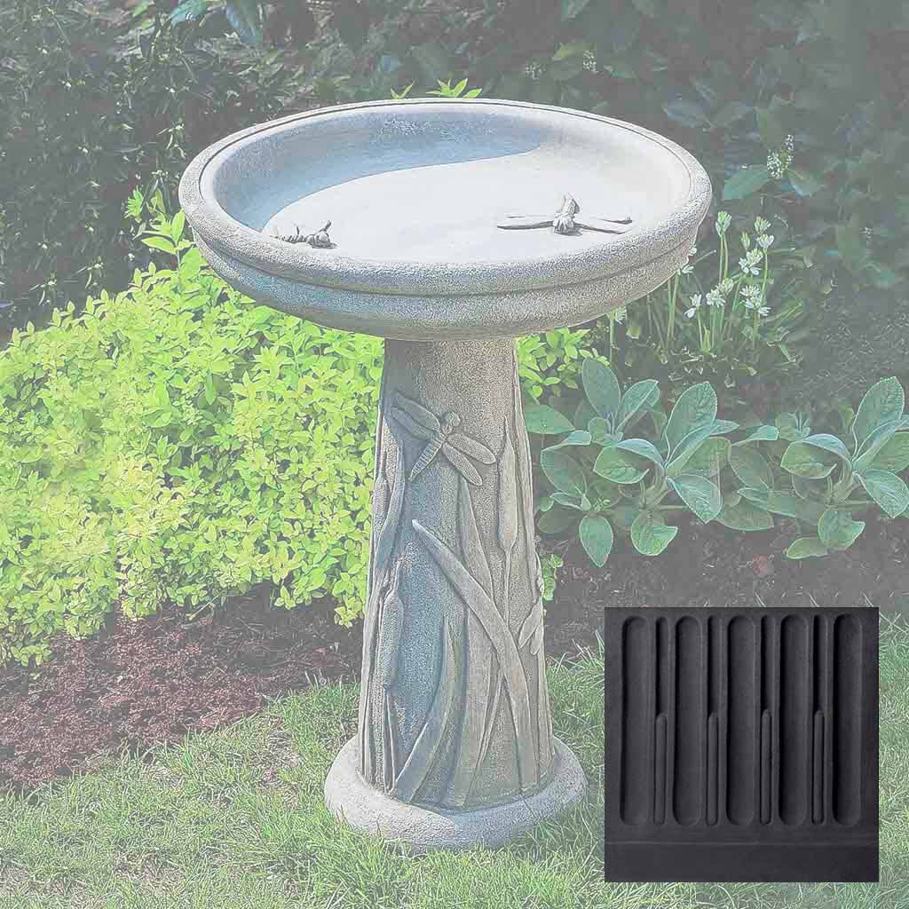 Campania Dragonfly Birdbath - B-056