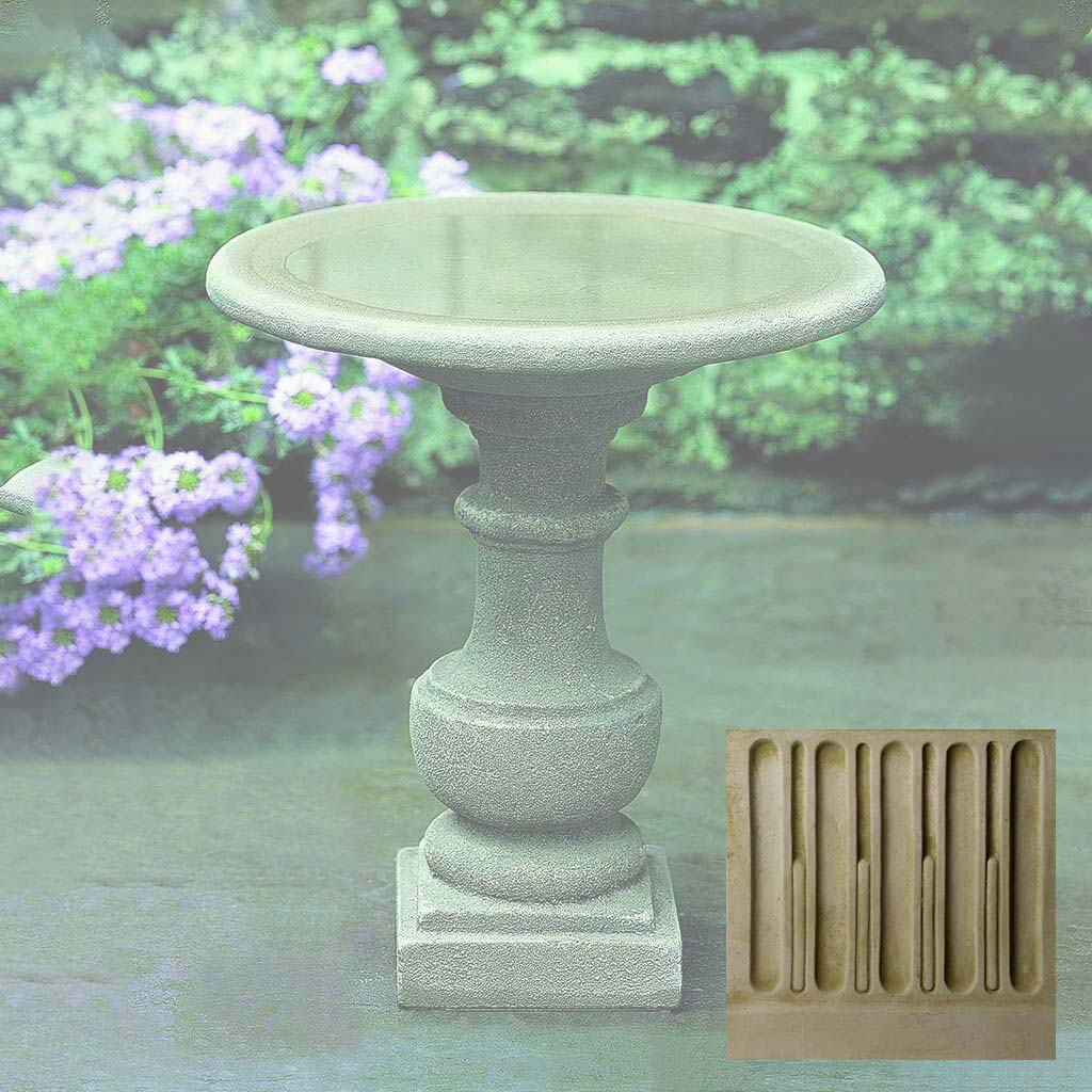 Campania Siena Birdbath - B-075