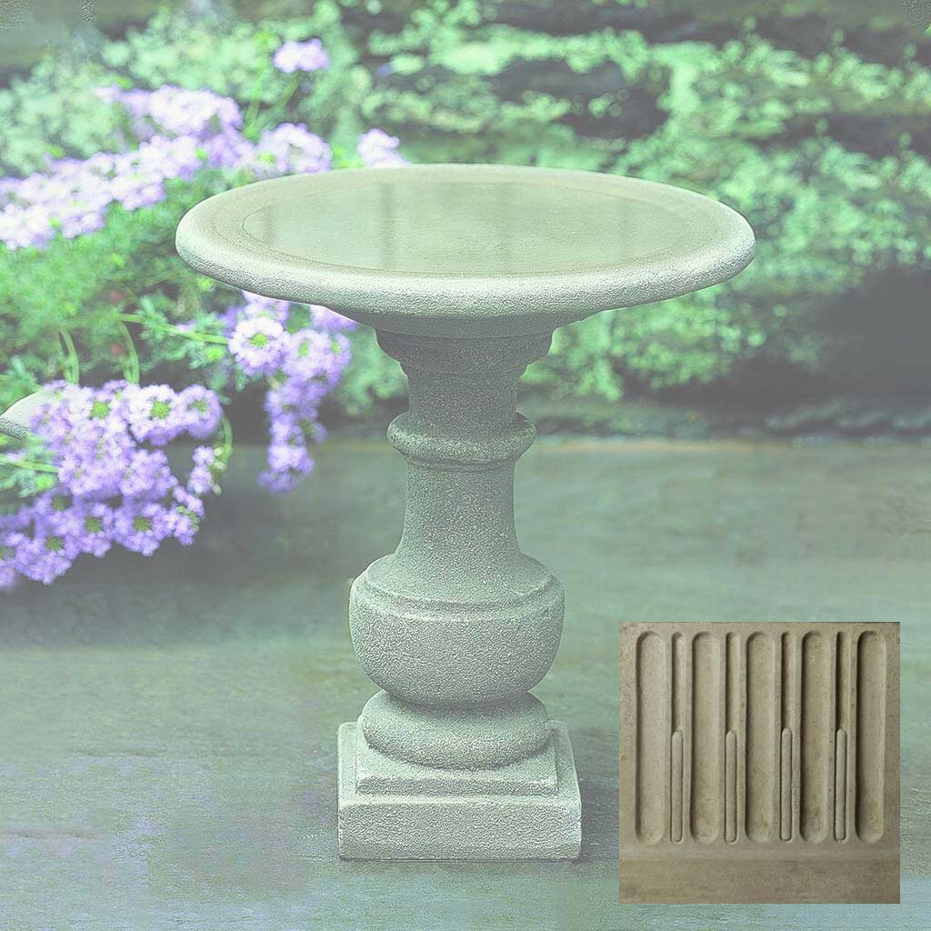 Campania Siena Birdbath - B-075